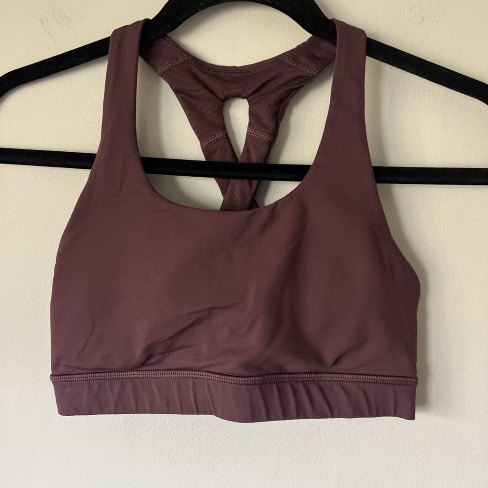Lululemon Time To Sweat Bra Size 4 in Arctic Plum